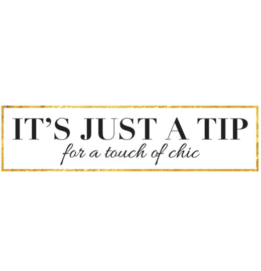 It’s Just A Tip